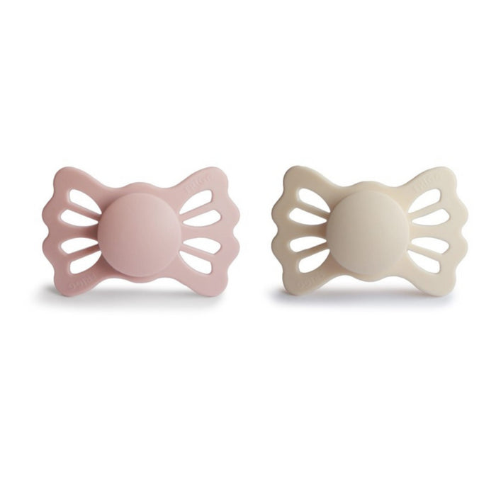 Frigg - Fopspeen Lucky - 2-PACK - SILICONE - CREAM/BLUSH - T2