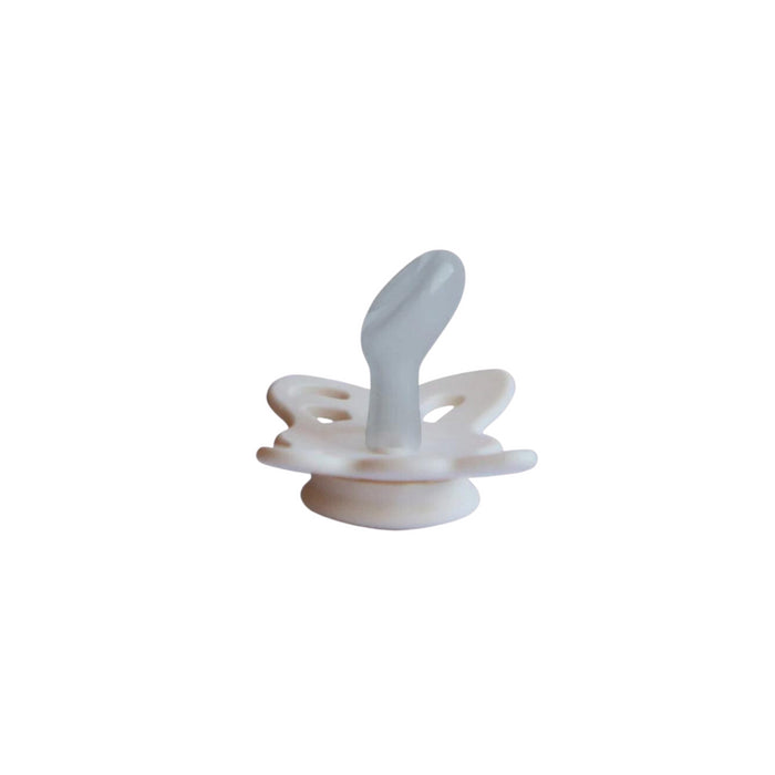 Frigg - Fopspeen Butterfly - 2-PACK - SILICONE - CREAM/BLUSH - T1