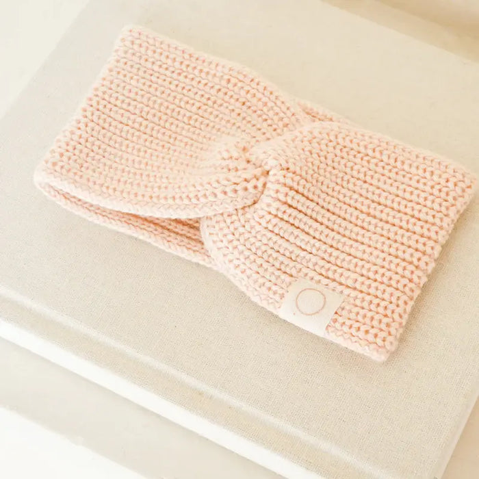 Coco and Pine - Haarband Cream Pink 0-6M