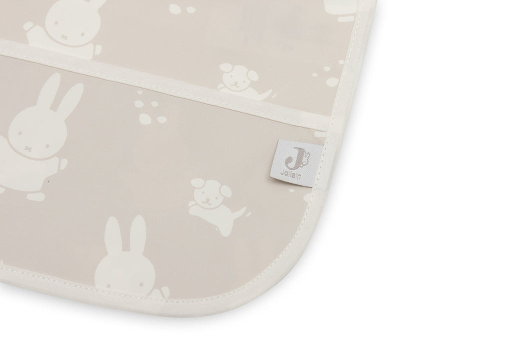 Jollein - Slab Waterproof Met Mouw Miffy&Snuffy - Nougat