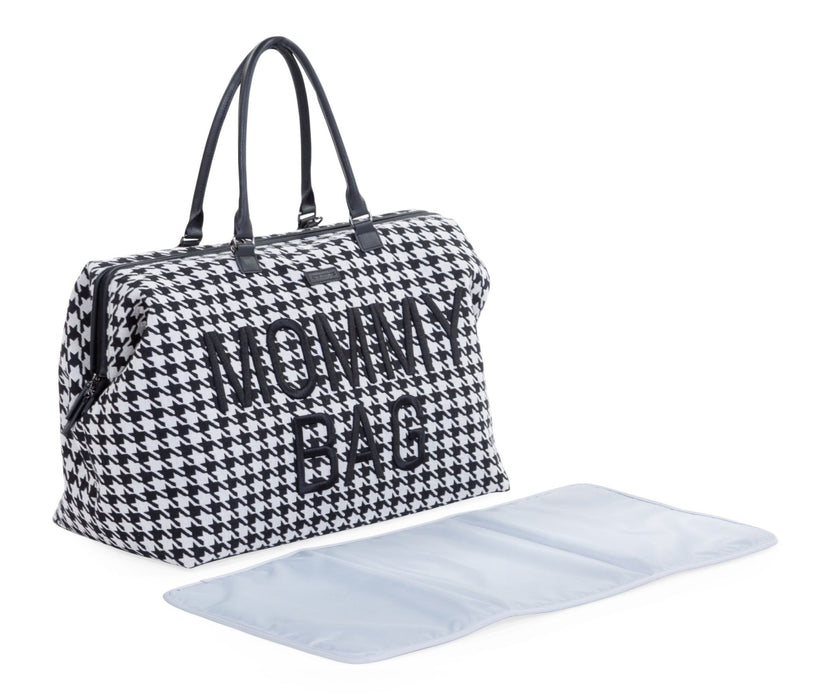 Childhome - MOMMY BAG PIED DE POULE ZWART