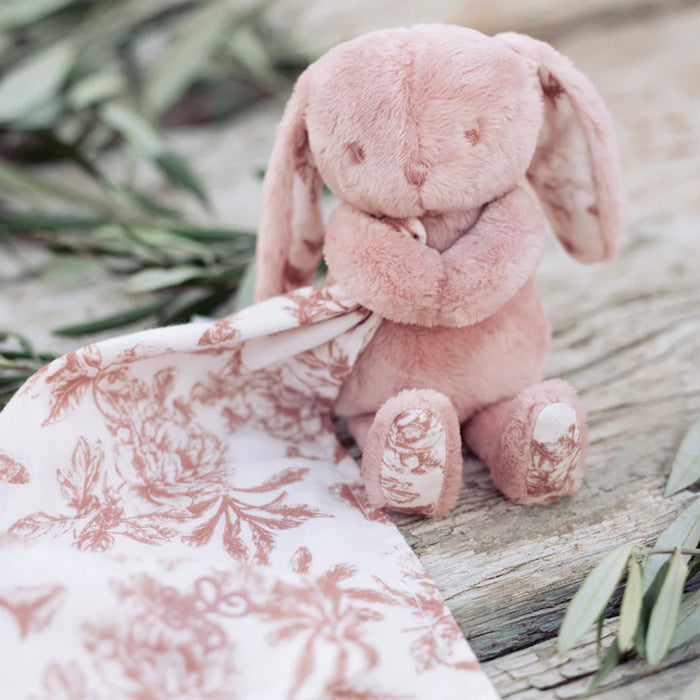 Tartine et Chocolat - Doudou Lapin Toile de Jouy