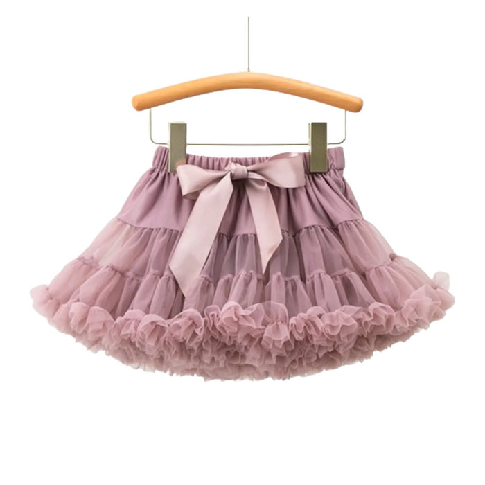 Prinsessefin - Rok in tule Antique Mauve