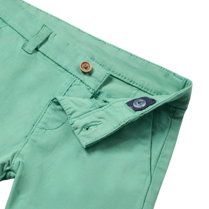 Mayoral - Basic chino twill shorts - Eucalyptus