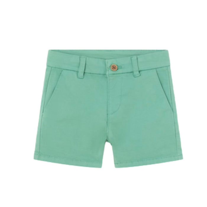 Mayoral - Basic chino twill shorts - Eucalyptus