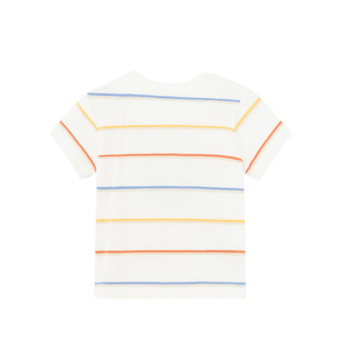 Mayoral - Stripes s/s t-shirt - Clay