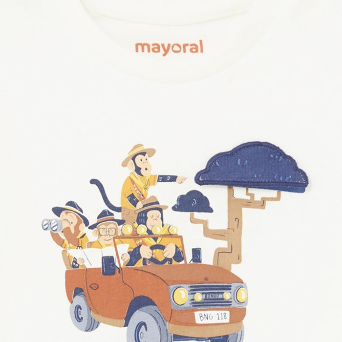 Mayoral - L/s t-shirt - Cream