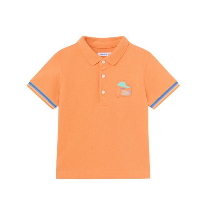 Mayoral - S/s polo - Tangerine