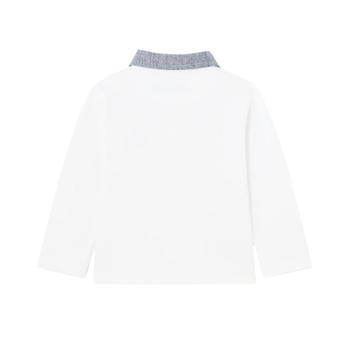 Mayoral - L/s polo - White
