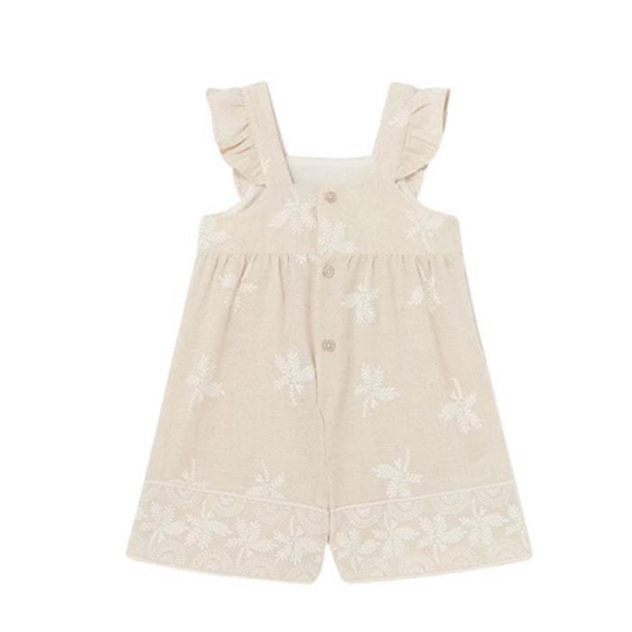 Mayoral - Linen romper - Linen-natu