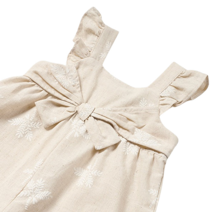 Mayoral - Linen romper - Linen-natu