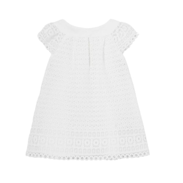 Mayoral - Embroidered dress - Natural
