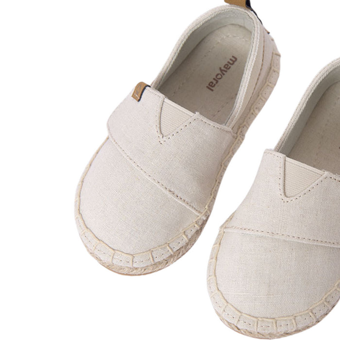 Mayoral - Velcro espadrille - Natural