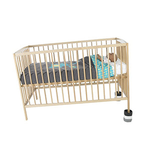 Spacebabies - Baby Bed Blocks - Black, White, Grey