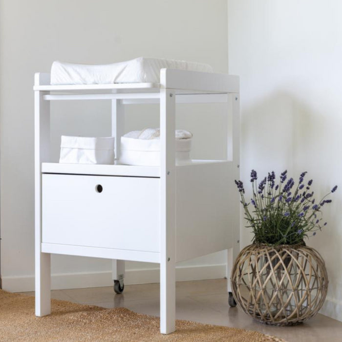 Pericles - VERZORGINGSTAFEL CINDY 2  + LADE WIT