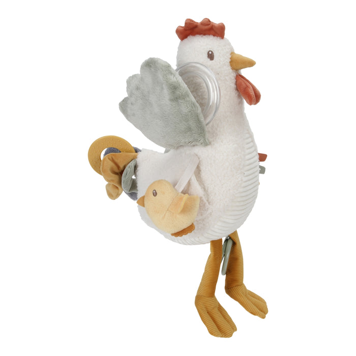 LD - Activiteitenknuffel kip 25cm Little Farm