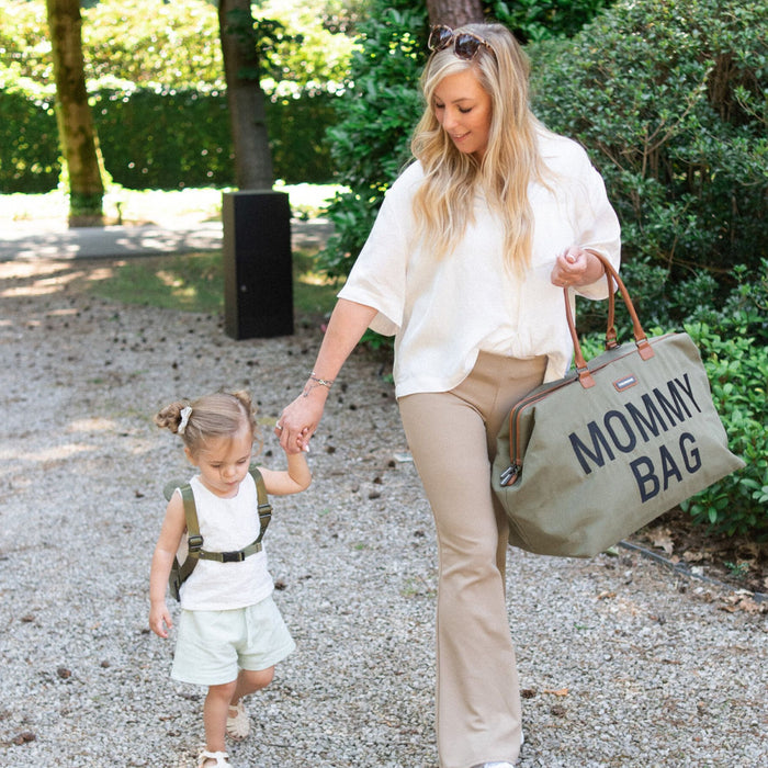 Childhome - Mommy Bag ® Verzorgingstas - Canvas - Kaki