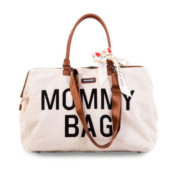 Childhome - Mommy Bag ® Verzorgingstas - Teddy Ecru