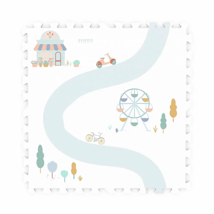 Play & Go - Eevaa - Village (120 x 180 cm - 6 tiles)