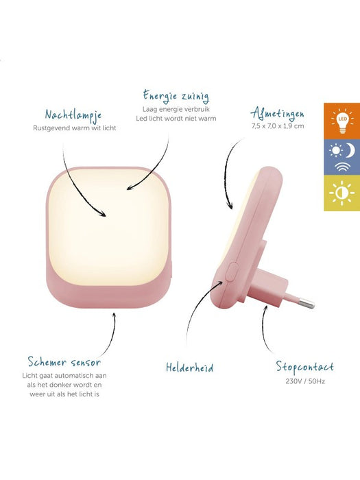 ZAZU - Socket Light - Pink