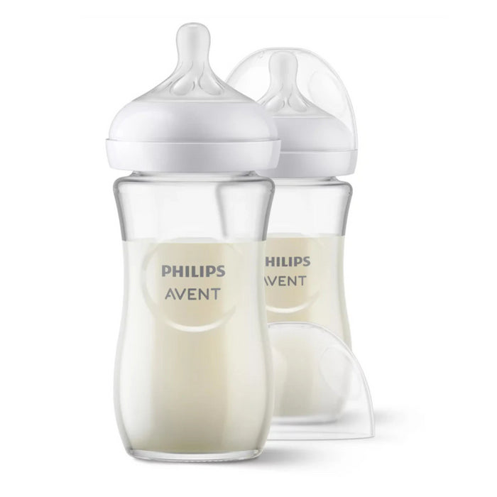 Avent - Natural 3.0 zuigfles 240 ml Glas Duo