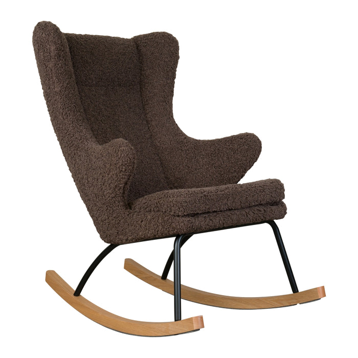 Quax - ROCKING ADULT CHAIR DE LUXE Teddy- BISON