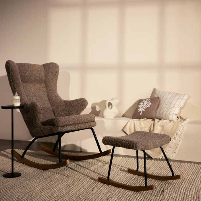 Quax - ROCKING ADULT CHAIR DE LUXE Teddy- BISON