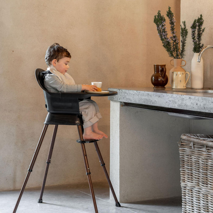 Quax - MEEGROEISTOEL - ULTIMO 3 LUXE - BLACK/WALNUT