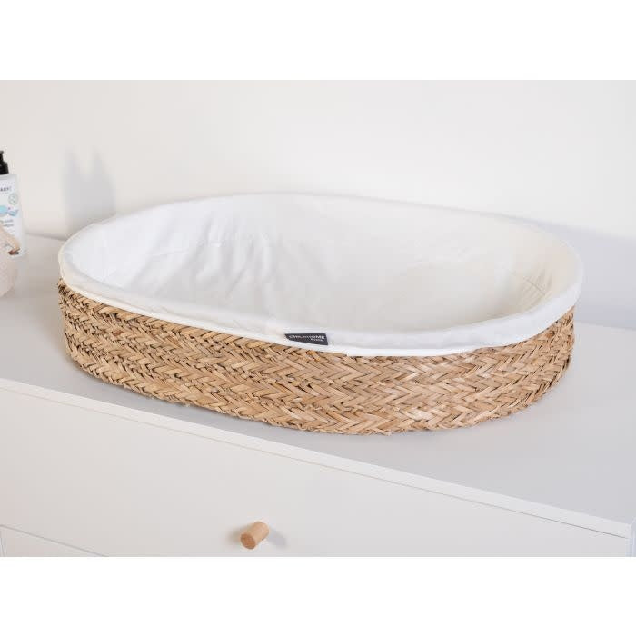 Childhome - Verzorgingsmand (incl. Matras) - 70x50 Cm - Zeegras