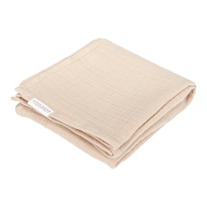 Little Dutch - Swaddle doek hydrofiel 120 x 120 Beige