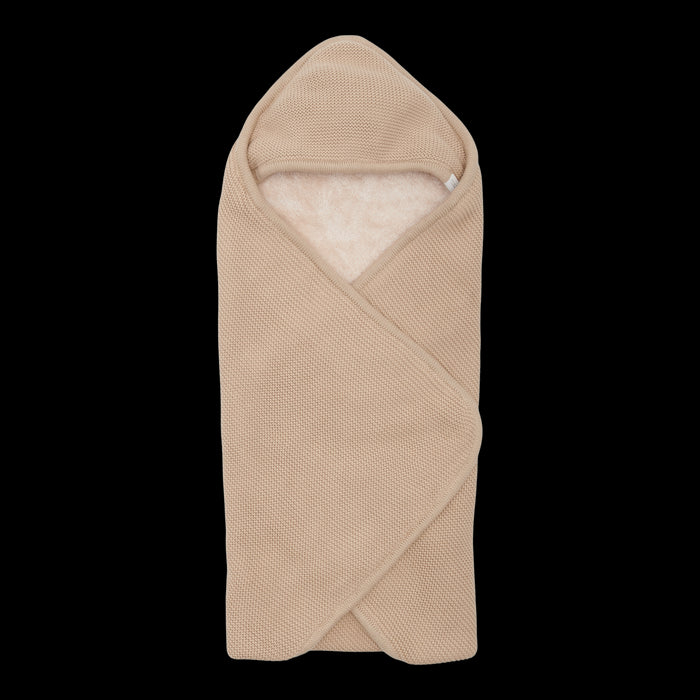 Little Dutch - Gebreide omslagdoek Beige