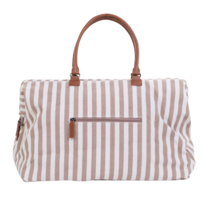 Childhome - MOMMY BAG ® STREPEN - NUDE/TERRACOTTA