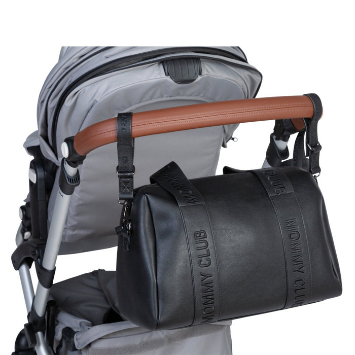 Childhome - MOMMY CLUB VERZORGINGSTAS - SIGNATURE - SIMILI LEDER - ZWART