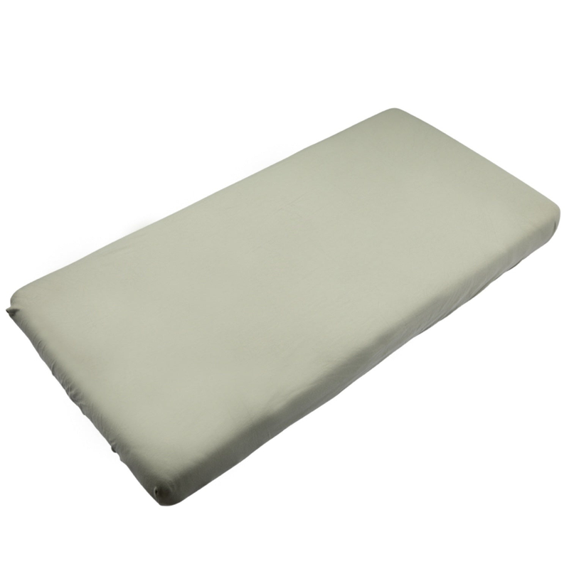 Timboo - SOFT FITTED SHEET 70x140cm - WHISPER GREEN