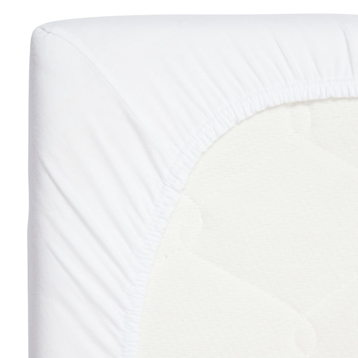 Timboo - SOFT FITTED SHEET 75x95 - WHITE