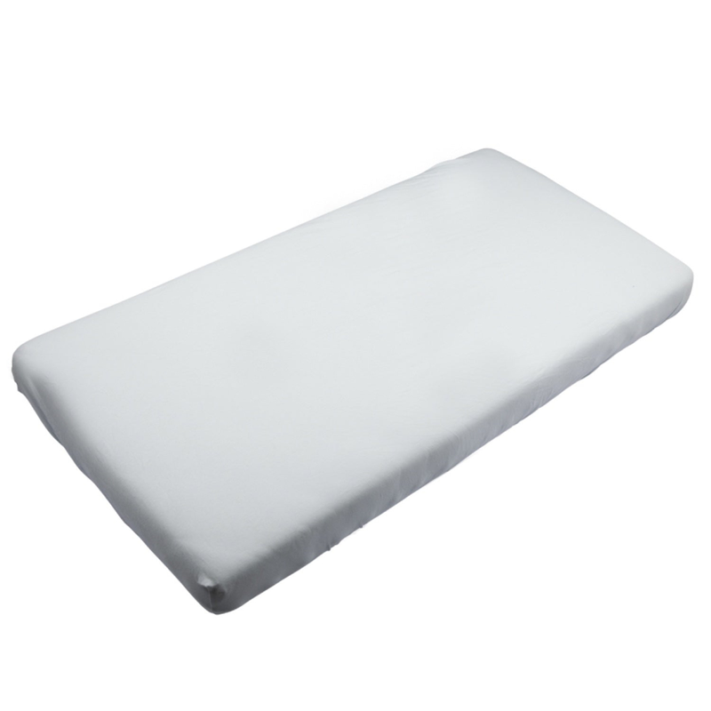 Timboo - SOFT FITTED SHEET 75x95cm - RIVIERA BLUE