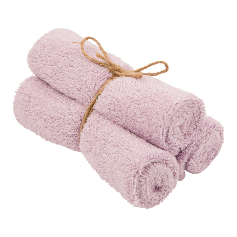 Timboo - GUEST TOWEL 29,5x50cm (3 pcs) - SILKY LILAC