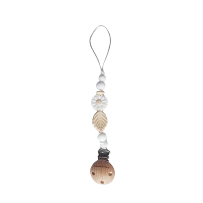 Chewies - DAISY CLIP WOOD WHITE
