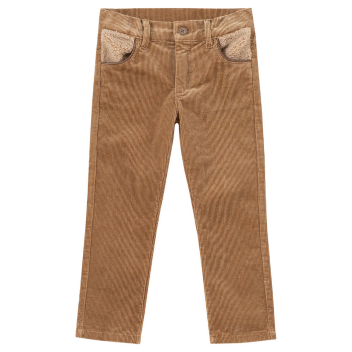 Natini - Pants rib Teddy - Dark beige