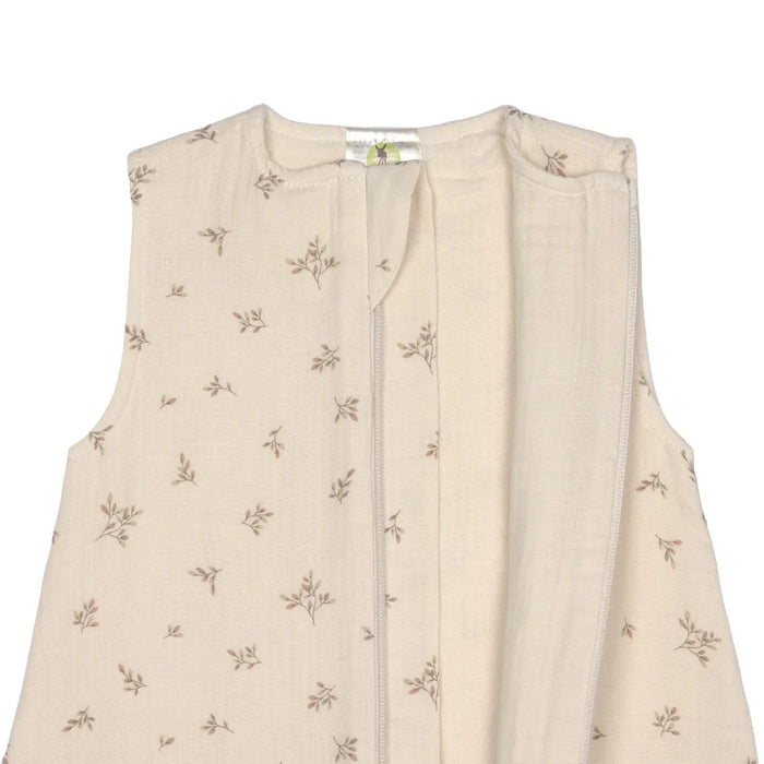 Lassig - Zomerslaapzak - Leaves - Beige (18 maanden- 2 jaar)