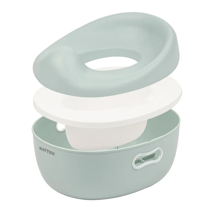 Nattou - CARE - POTTY 3 in 1 groen