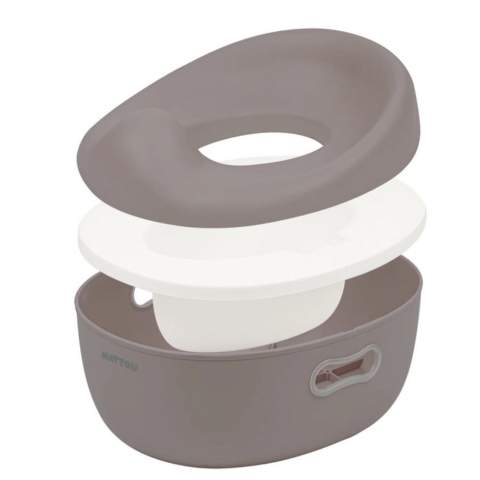 Nattou - CARE - POTTY 3 in 1 taupe
