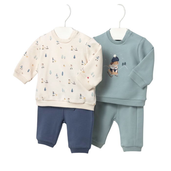 Mayoral - Knit set (4 garments) white