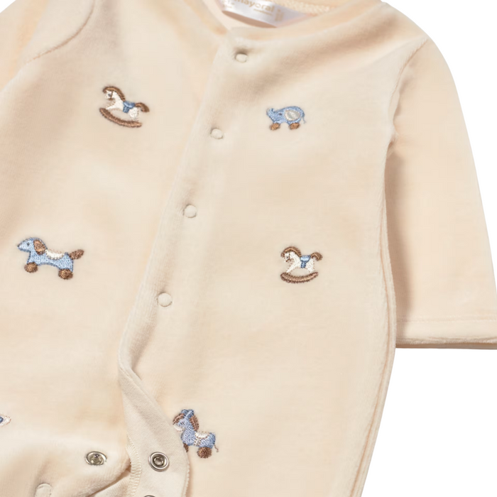 Mayoral - 2 Babypakjes Velours - Hemelsblauw