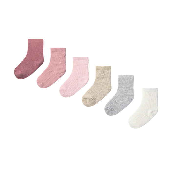 Mayoral - Set of 6 socks Roses