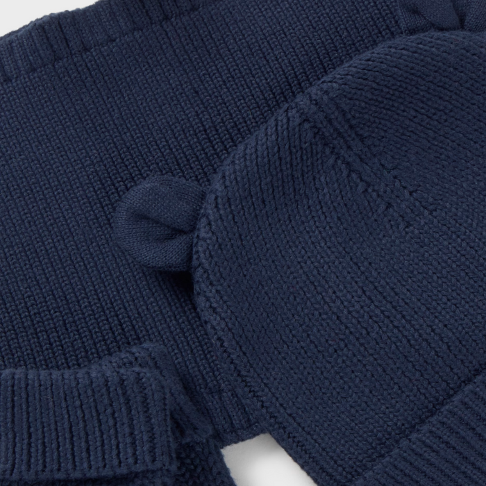 Mayoral - 3 jaar-piece hat & neck set Blue