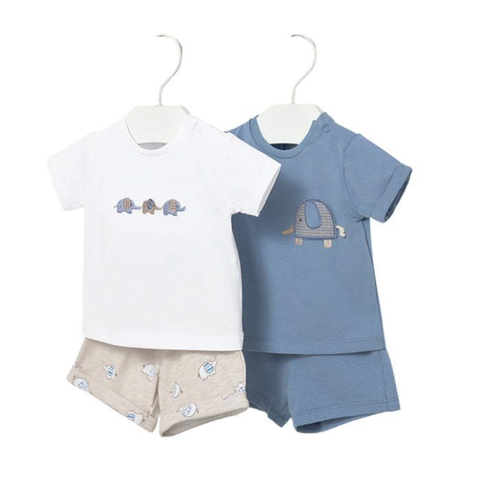 Mayoral - 4-delige set van T-shirt en short