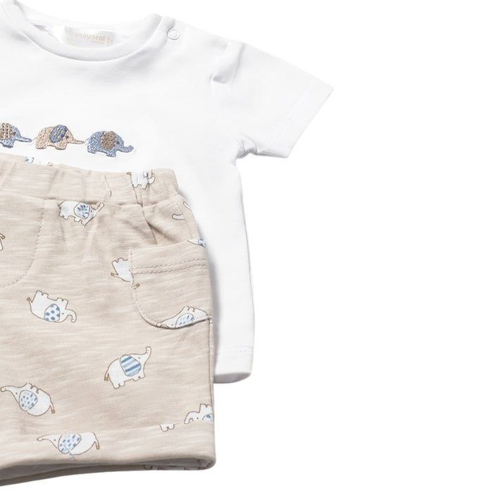 Mayoral - 4-delige set van T-shirt en short