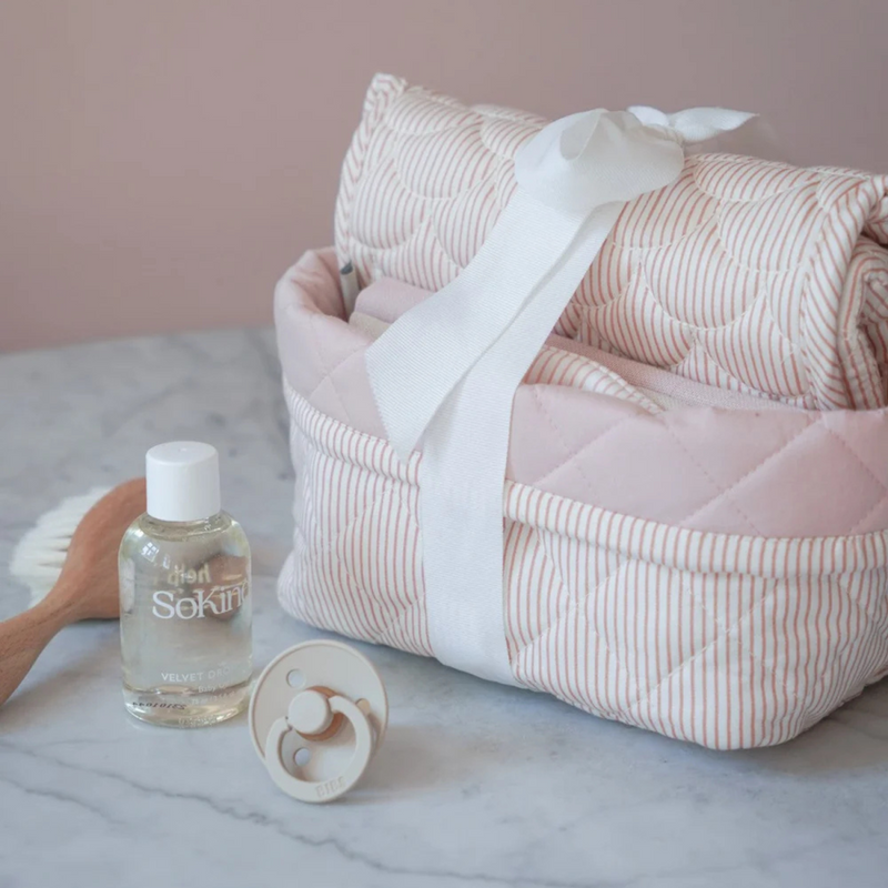 Camcam - Baby Care Set - Classic Stripes Pink