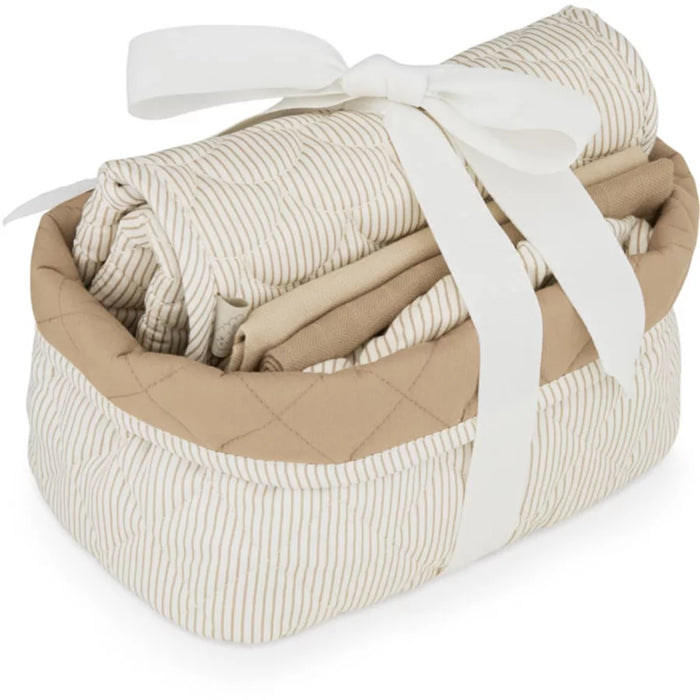 Camcam - Baby Care Set - Classic Stripes Camel